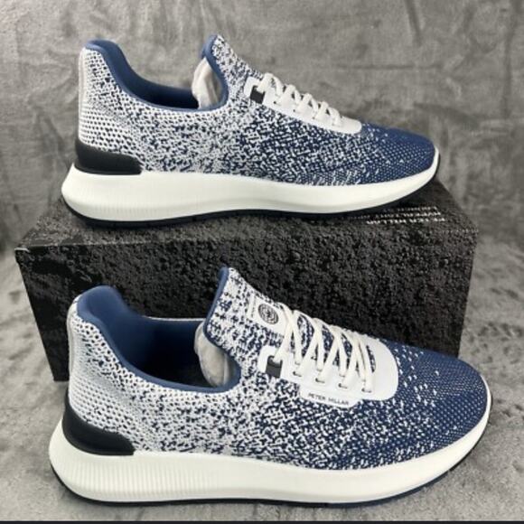 Peter Millar Shoes - Peter Millar Blue and White size 8 woman's Sneakers